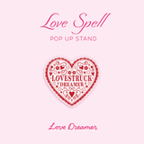 Love Spell Valentine Popup Stand Acrylic