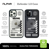 Alphac - Wireframe iPhone Defender 1.0 Case