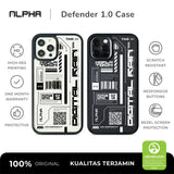 Alphac - Digital Rain iPhone Defender 1.0 Case